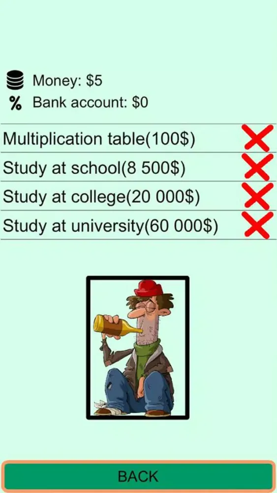 Zrzuty ekranu Homeless - Life Simulator