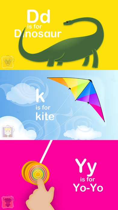 Tangkapan skrin Interactive Alphabet ABC's