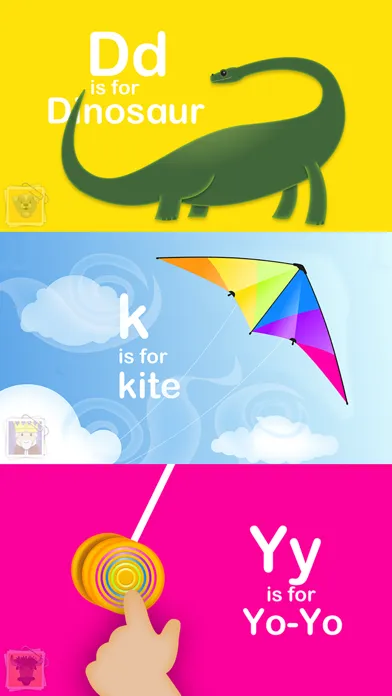 Tangkapan skrin Interactive Alphabet ABC's