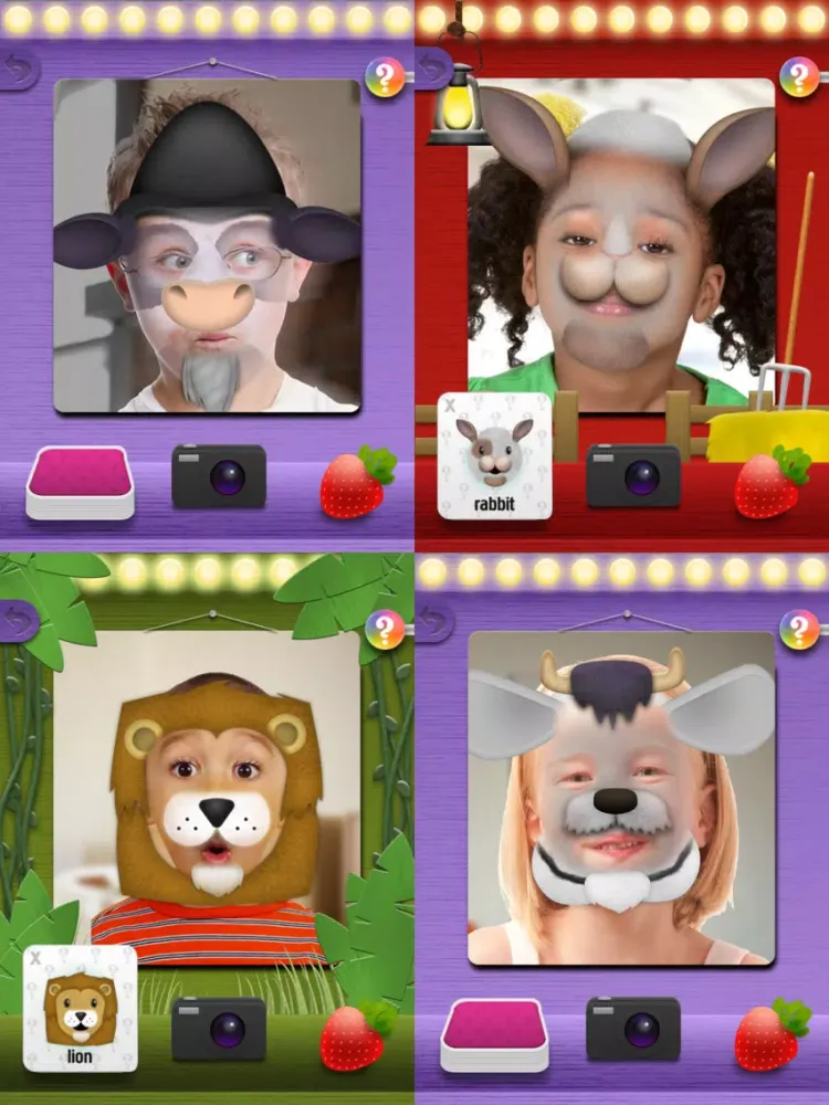 Zrzuty ekranu Mask Jumble Animals iPad 