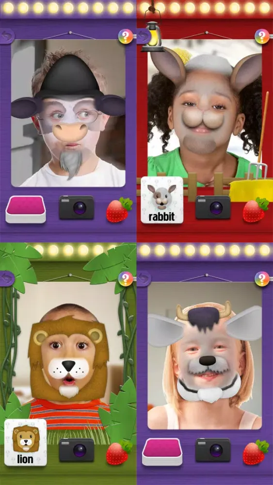 Zrzuty ekranu Mask Jumble Animals