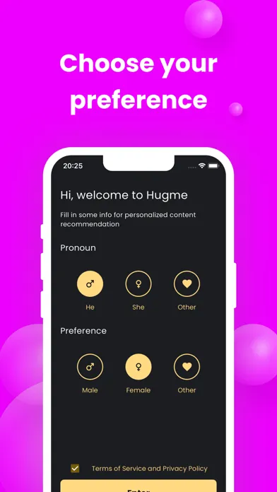 Hugme AI Screenshots