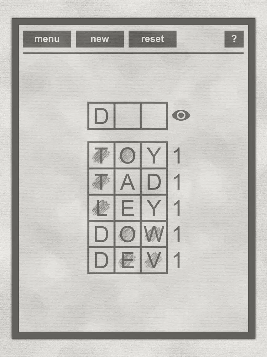 Capturas de tela do LogiBrain Words iPad 