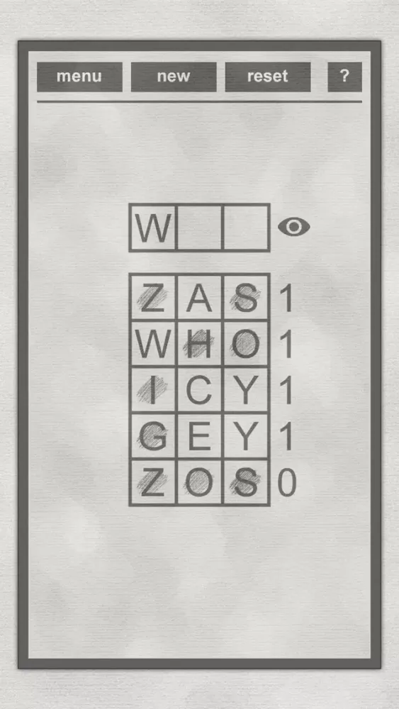 Tangkapan skrin LogiBrain Words