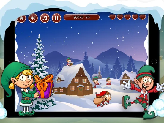Santa's Snow Fight iPad  سکرین شاٹس