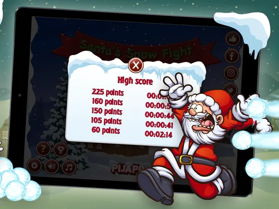 Santa's Snow Fight iPad  سکرین شاٹس