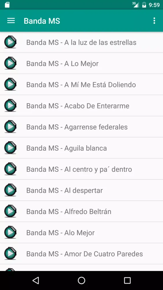 Banda MS Letras スクリーンショット