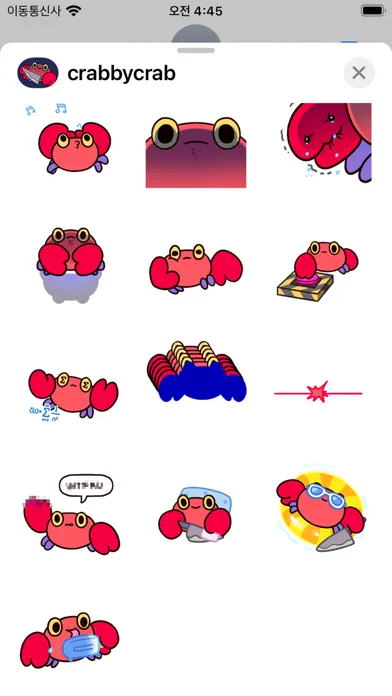 Ảnh chụp màn hình của Crabby Crab