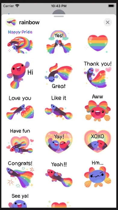 Rainbow guppy应用截图