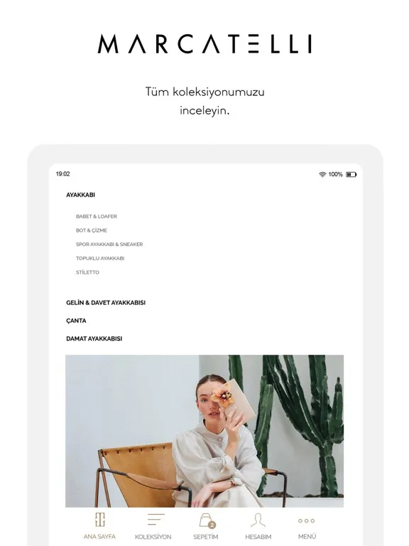 Tangkapan layar Marcatelli iPad 