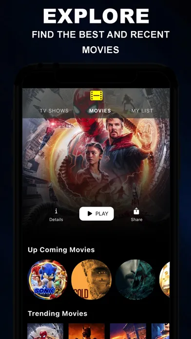 Ảnh chụp màn hình của Cuevna : Movies, TV Shows