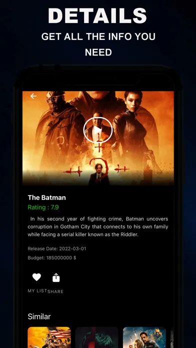 Ảnh chụp màn hình của Cuevna : Movies, TV Shows