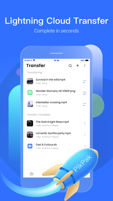 PikPak - Private Cloud & Saver应用截图