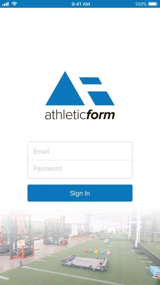 ภาพหน้าจอของ Athletic Form