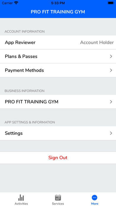 Pro Fit Training Gym应用截图