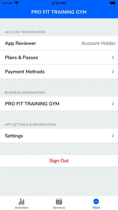 Pro Fit Training Gym Screenshots