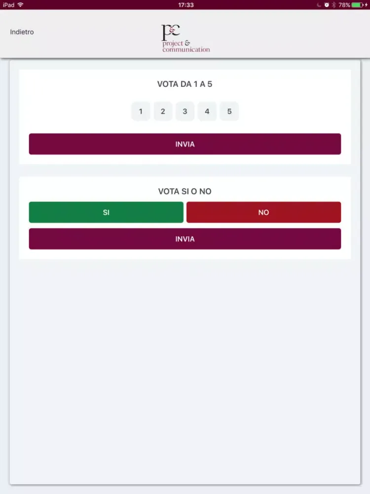 Screenshot di P&C Workroom iPad 