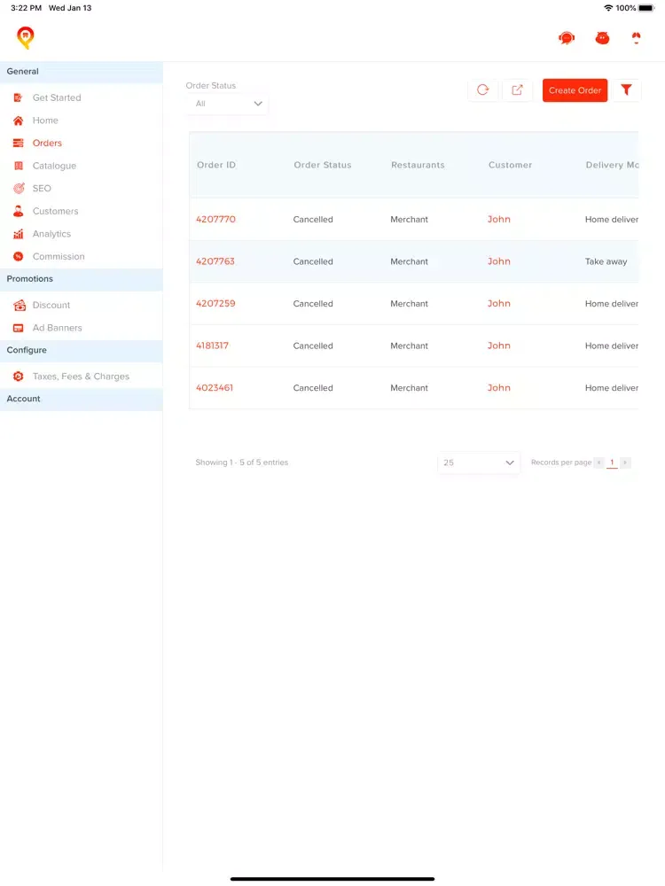 Pikk Admin iPad 应用截图