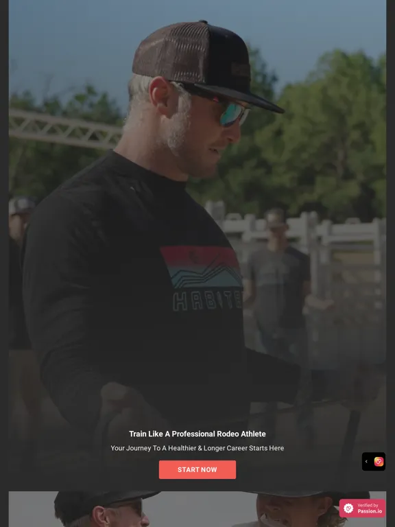 Tangkapan skrin Champion Living Fitness iPad 