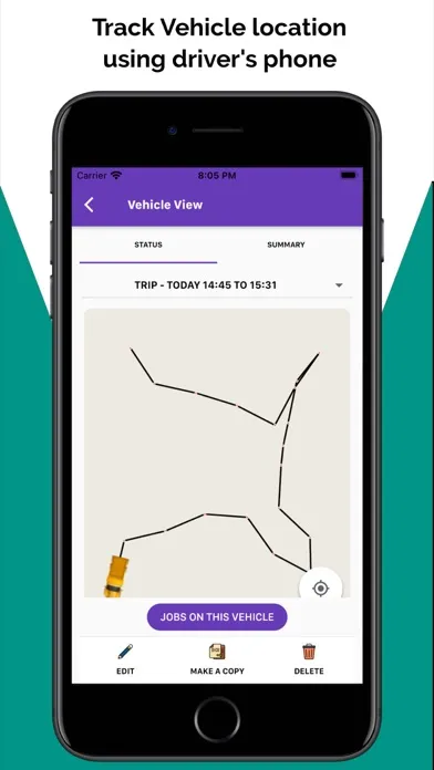 Capturas de pantalla de Track Driver's Phone