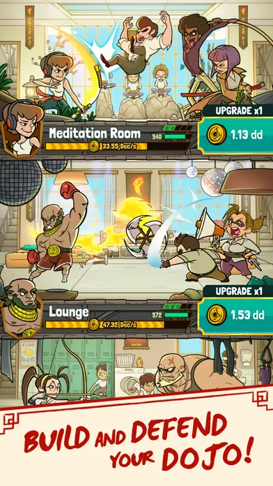 Kung Fu Clicker: Idle Dojo سکرین شاٹس