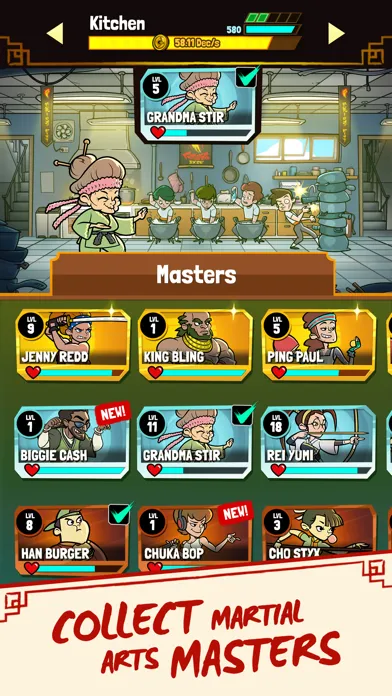 Kung Fu Clicker: Idle Dojo سکرین شاٹس