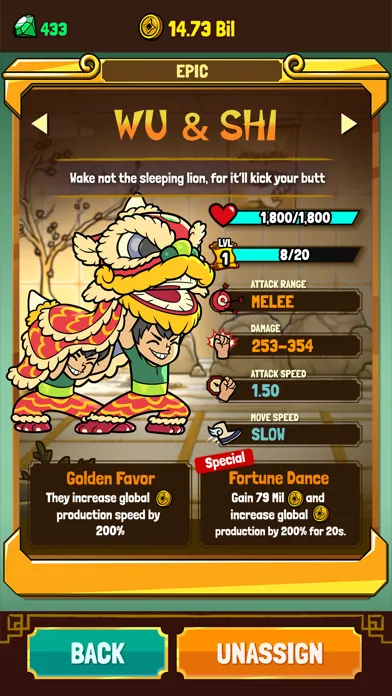 Kung Fu Clicker: Idle Dojo سکرین شاٹس