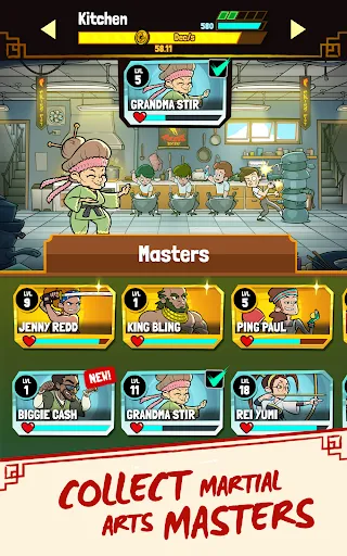 Kung Fu Clicker سکرین شاٹس