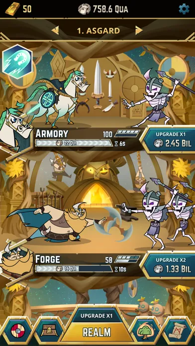 Viking Gods - Idle Tap Game应用截图