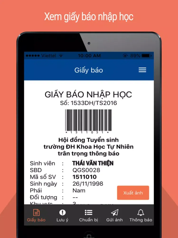 Nhập Học iPad  스크린샷