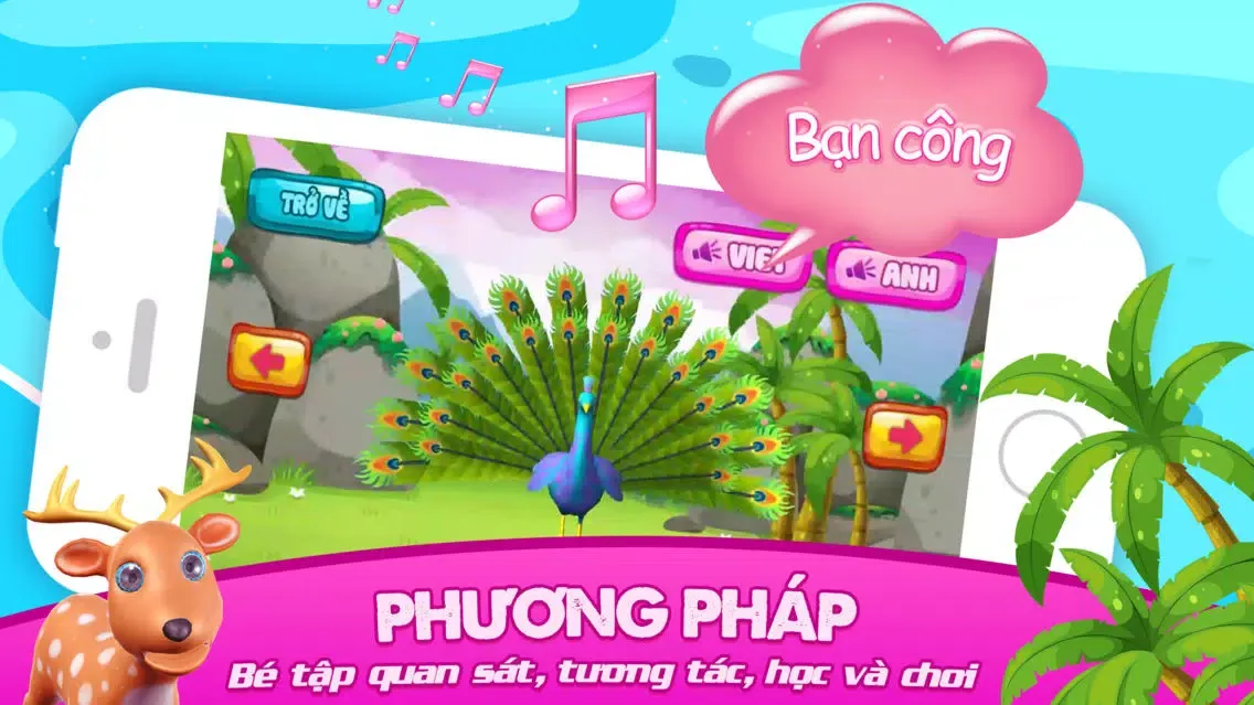 Zrzuty ekranu Vuon Thu Ao - Bé Xem Thú Ảo 4D