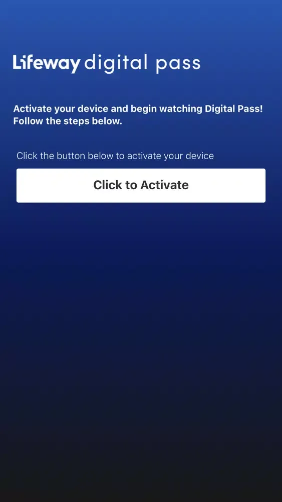 LifeWay's Digital Pass 스크린샷