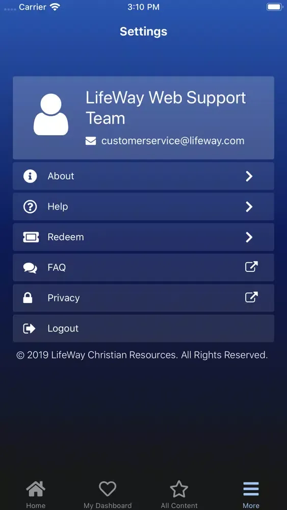 LifeWay's Digital Pass 스크린샷