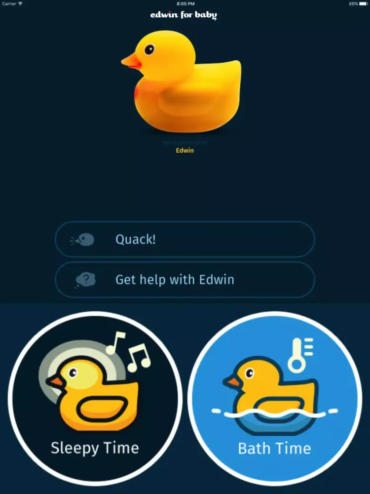 Capturas de pantalla de Edwin For Baby iPad 