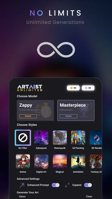 Artaist - Generate AI Art应用截图