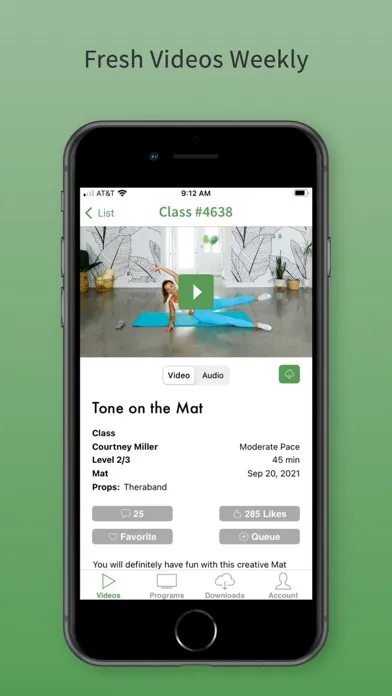 Zrzuty ekranu Pilates Anytime Workouts