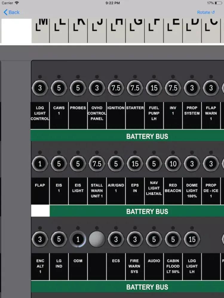 Capturas de tela do Pilatus PC12-47E NG Study App iPad 
