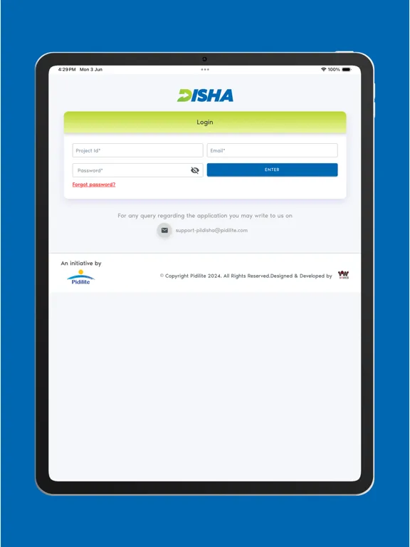 Disha App for Customers iPad  Screenshots