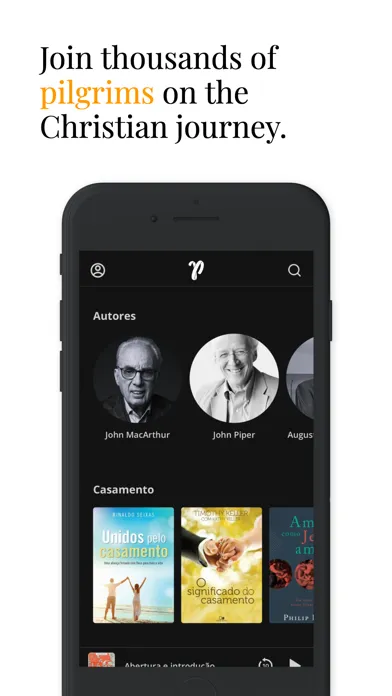 Tangkapan skrin Pilgrim: audiobooks and ebooks
