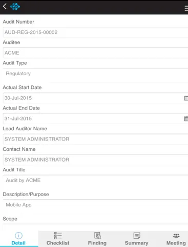 صور SmartSolve Mobile Audit iPad 