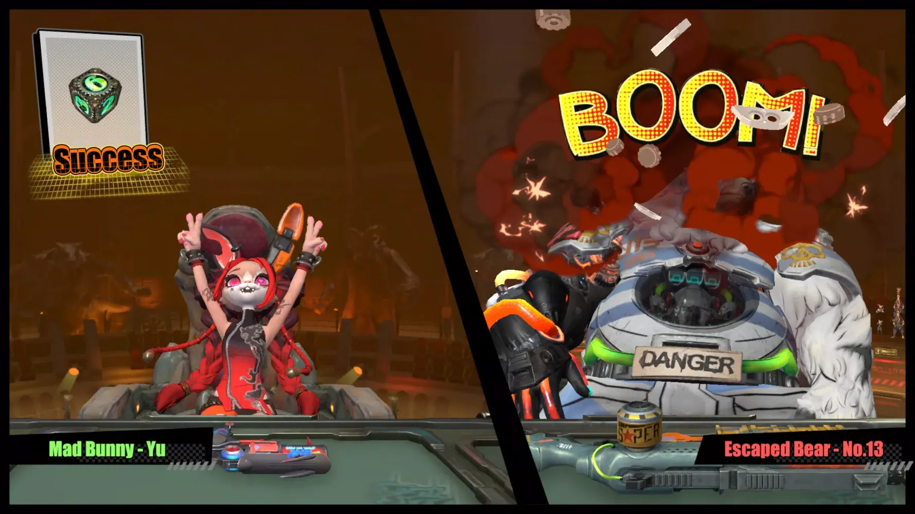 Capturas de tela do Hunter Roulette Test