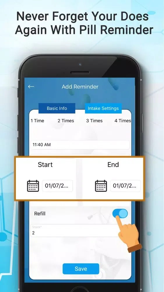 Screenshot di Pill Reminder - Tracker