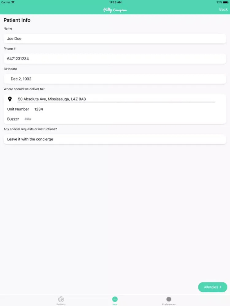 Pilly Homecare Med-manager iPad 应用截图