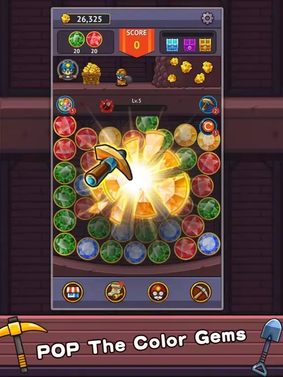 Zrzuty ekranu Gem Mine Connect iPad 
