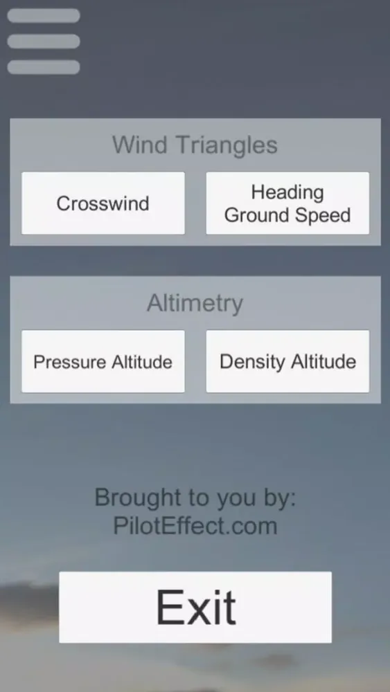 Flight Calculator Pilot Effect Screenshots