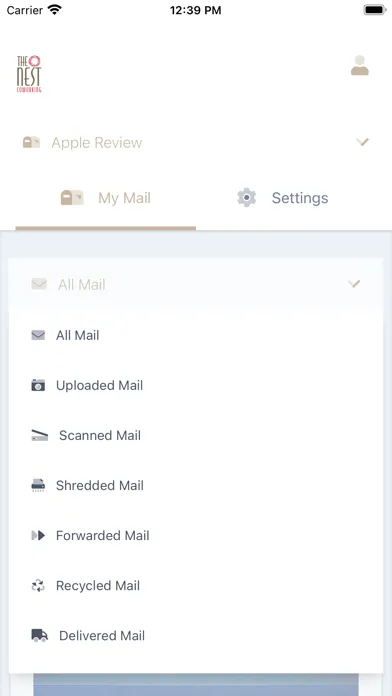 The Nest Coworking Mail 스크린샷