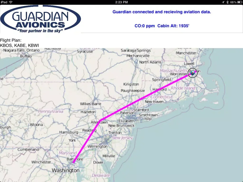 Guardian Avionics GPS iPad  스크린샷