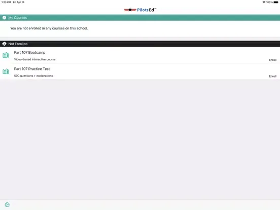 Screenshot di Part 107 Bootcamp iPad 