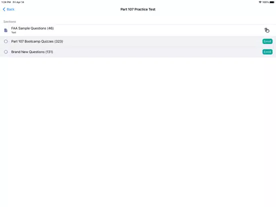 Part 107 Bootcamp iPad 应用截图