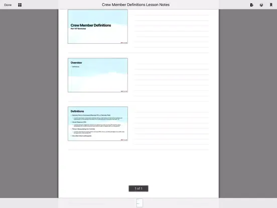 Screenshot di Part 107 Bootcamp iPad 